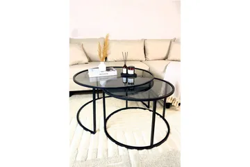 Kashiwa Soffbord 80 cm - Svart - Möbler - Bord & matgrupp - Soffbord