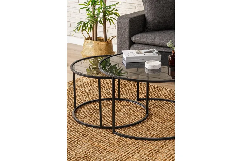 Kashiwa Soffbord 80 cm - Svart - Möbler - Bord & matgrupp - Soffbord