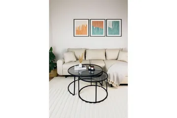 Kashiwa Soffbord 80 cm - Svart - Möbler - Bord & matgrupp - Soffbord