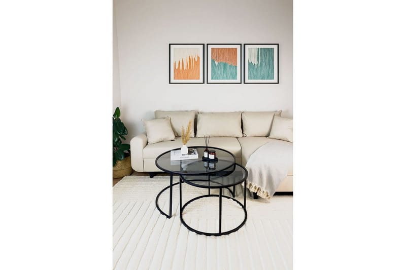 Kashiwa Soffbord 80 cm - Svart - Möbler - Bord & matgrupp - Soffbord