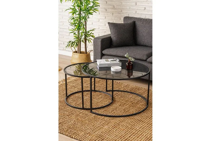 Kashiwa Soffbord 80 cm - Svart - Möbler - Bord & matgrupp - Soffbord