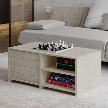 Kavon Soffbordsset 90x44,1x45 cm - Travertin - Möbler - Bord & matgrupp - Soffbord