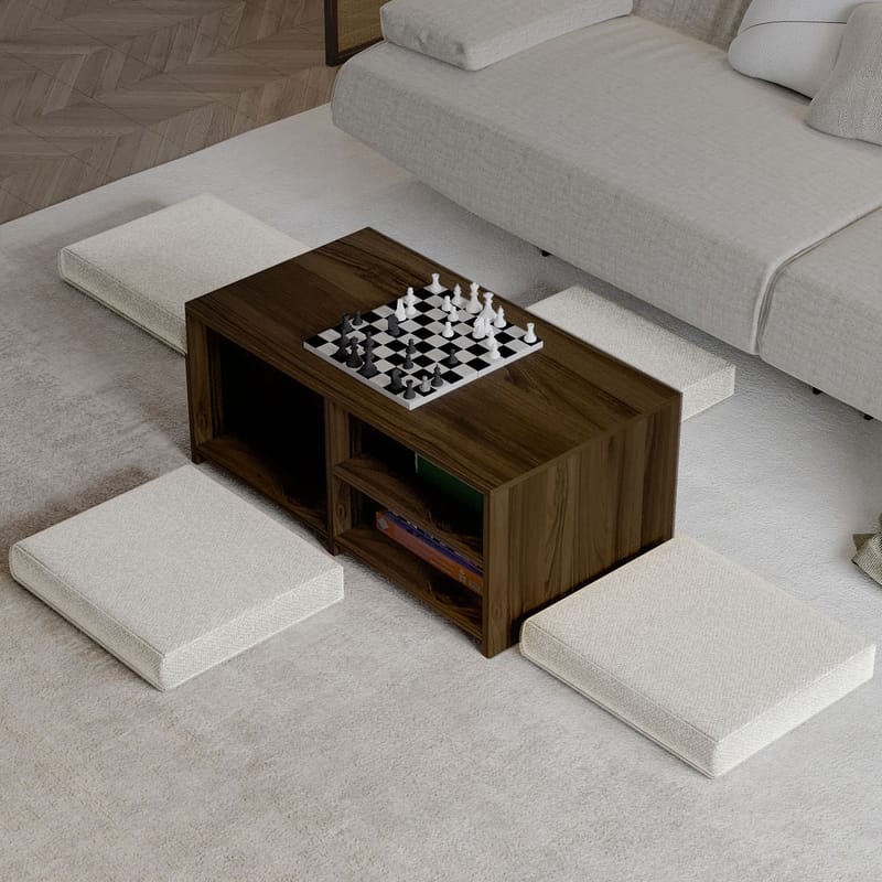 Kavon Soffbordsset 90x44,1x45 cm - Valnöt - Möbler - Bord & matgrupp - Soffbord