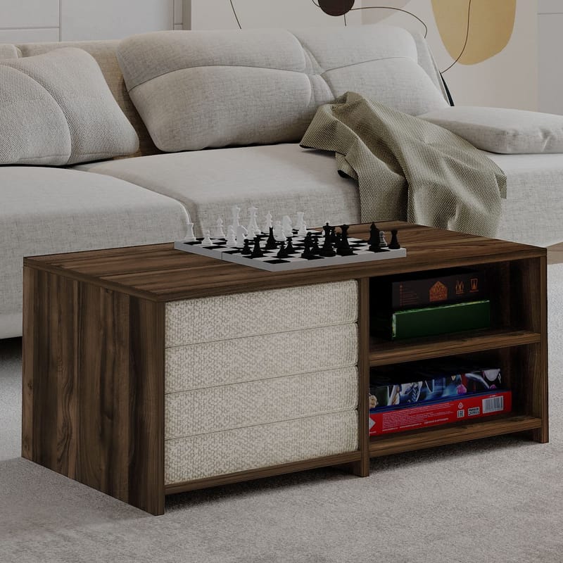 Kavon Soffbordsset 90x44,1x45 cm - Valnöt - Möbler - Bord & matgrupp - Soffbord
