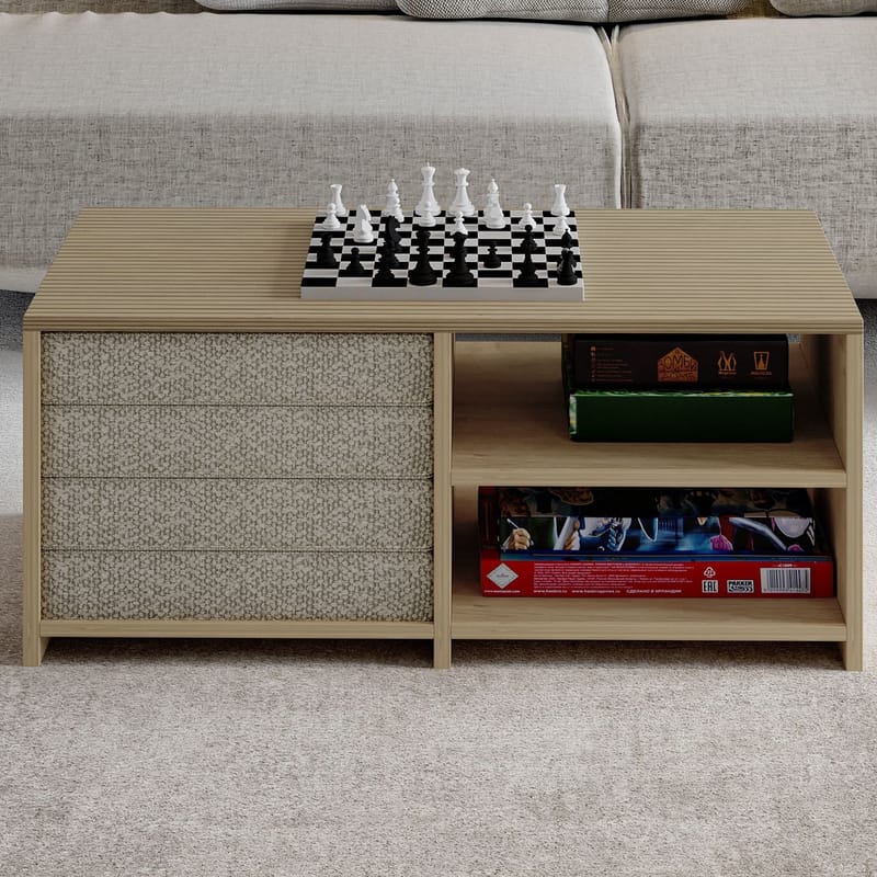 Kavon Soffbordsset 90x44,1x45 cm - Varm ek och safirek - Möbler - Bord & matgrupp - Soffbord