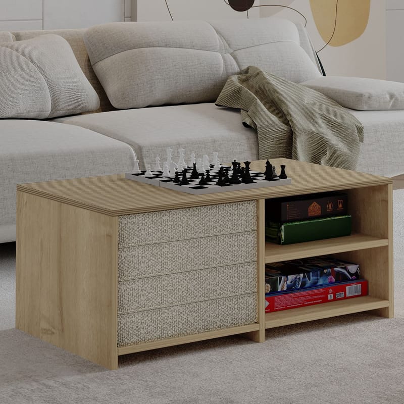 Kavon Soffbordsset 90x44,1x45 cm - Varm ek och safirek - Möbler - Bord & matgrupp - Soffbord