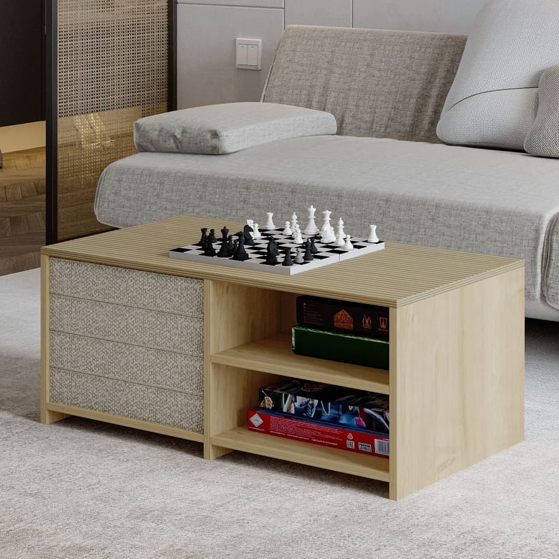 Kavon Soffbordsset 90x44,1x45 cm - Varm ek och safirek - Möbler - Bord & matgrupp - Soffbord