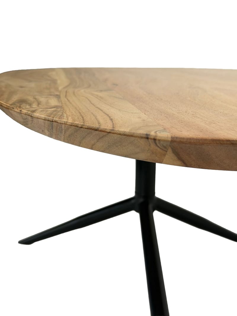 Kelora Soffbord 87 cm Oval - Naturligt ljusbrun/svart - Möbler - Bord & matgrupp - Soffbord