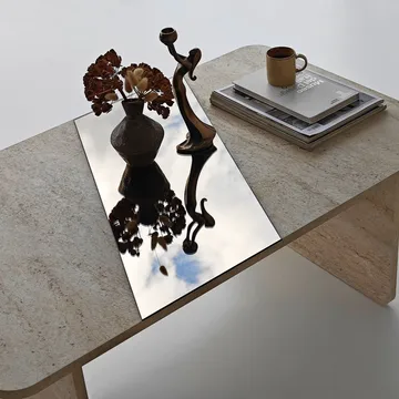 Kelrosin Soffbord Rektangulär - Bronzie Och Travertin - Möbler - Bord & matgrupp - Soffbord