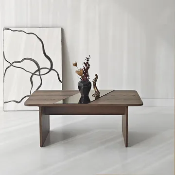 Kelrosin Soffbord Rektangulär - Bronzie Och Valnöt - Möbler - Bord & matgrupp - Soffbord