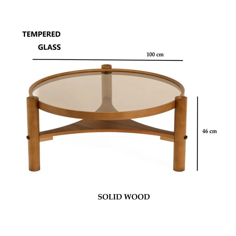 Kelvan Soffbord 100 cm - Mörkbrun - Möbler - Bord & matgrupp - Soffbord