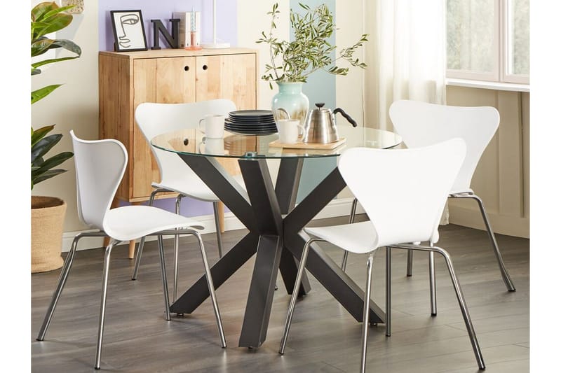 Kerrobert Matbord 100 cm - Svart - Möbler - Bord & matgrupp - Matbord & köksbord