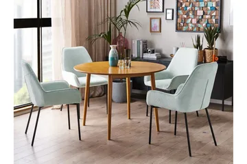 Kindersley Matbord 110 cm Rund - Ljusbrun - Möbler - Bord & matgrupp - Matbord & köksbord