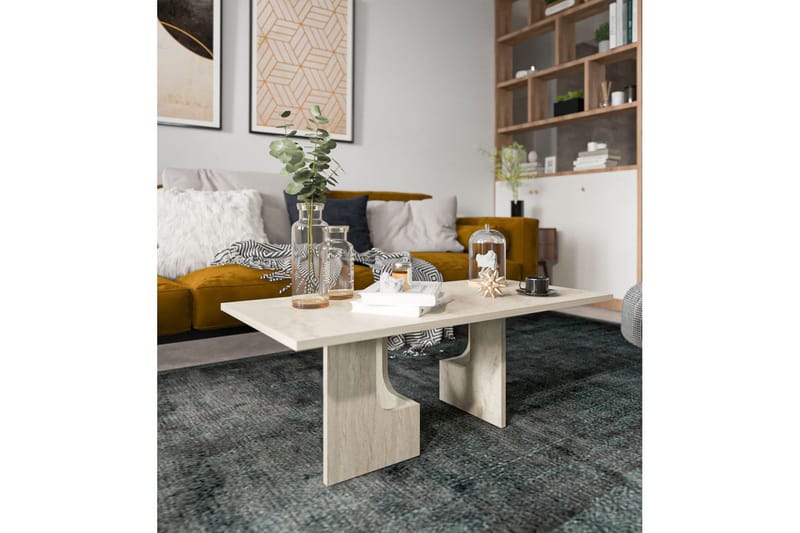 Kiros Soffbord 104 cm - Beige - Möbler - Bord & matgrupp - Soffbord