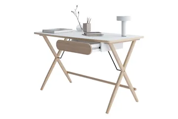 Aditiya Skrivbord 67x135 cm - Vit - Möbler - Bord & matgrupp - Kontorsbord - Skrivbord