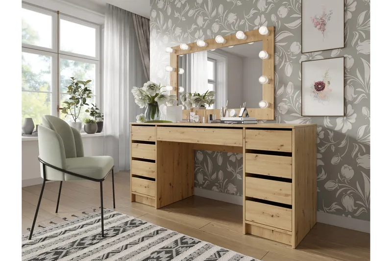 Adrash Skrivbord 55x154 cm - Brun - Möbler - Bord & matgrupp - Kontorsbord - Skrivbord