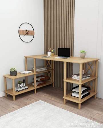 Akiliano Skrivbord 145 cm - Ek - Möbler - Bord & matgrupp - Kontorsbord - Skrivbord