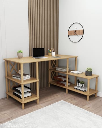Akiliano Skrivbord 145 cm - Ek - Möbler - Bord & matgrupp - Kontorsbord - Skrivbord