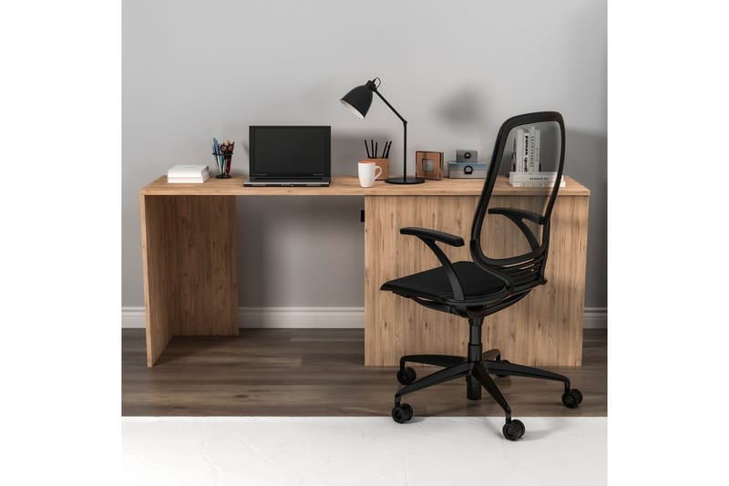 Akser Skrivbord 47x180 cm - Brun/Antracit - Möbler - Bord & matgrupp - Kontorsbord - Skrivbord