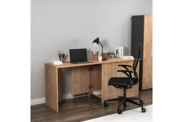 Akser Skrivbord 47x180 cm - Brun/Antracit - Möbler - Bord & matgrupp - Kontorsbord - Skrivbord