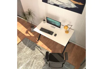 Athodna Skrivbord 70x120 cm - Svart/Vit - Möbler - Bord & matgrupp - Kontorsbord - Skrivbord