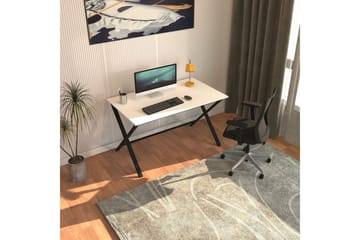 Athodna Skrivbord 70x120 cm - Svart/Vit - Möbler - Bord & matgrupp - Kontorsbord - Skrivbord