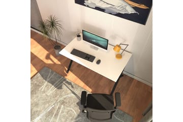 Athodna Skrivbord 70x120 cm - Svart/Vit - Möbler - Bord & matgrupp - Kontorsbord - Skrivbord