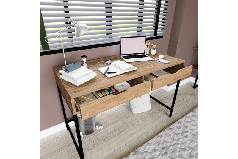 Atlas Skrivbord 55x120 cm - Brun - Möbler - Bord & matgrupp - Kontorsbord - Skrivbord