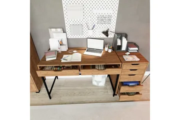 Atlas Skrivbord 55x160 cm - Brun - Möbler - Bord & matgrupp - Kontorsbord - Skrivbord