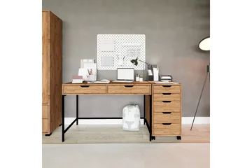 Atlas Skrivbord 55x160 cm - Brun - Möbler - Bord & matgrupp - Kontorsbord - Skrivbord