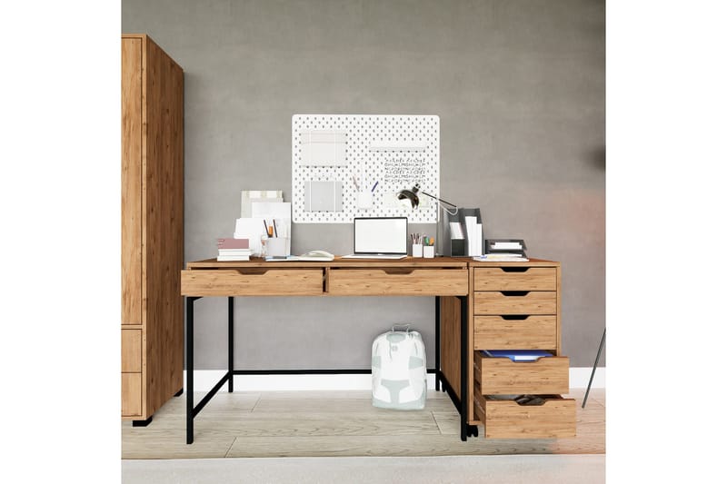 Atlas Skrivbord 55x160 cm - Brun - Möbler - Bord & matgrupp - Kontorsbord - Skrivbord