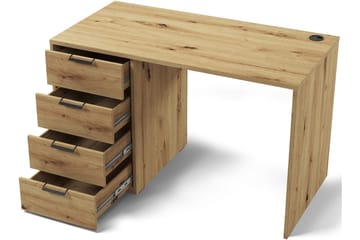 Barold Skrivbord 120x60 cm - Brun - Möbler - Bord & matgrupp - Kontorsbord - Skrivbord