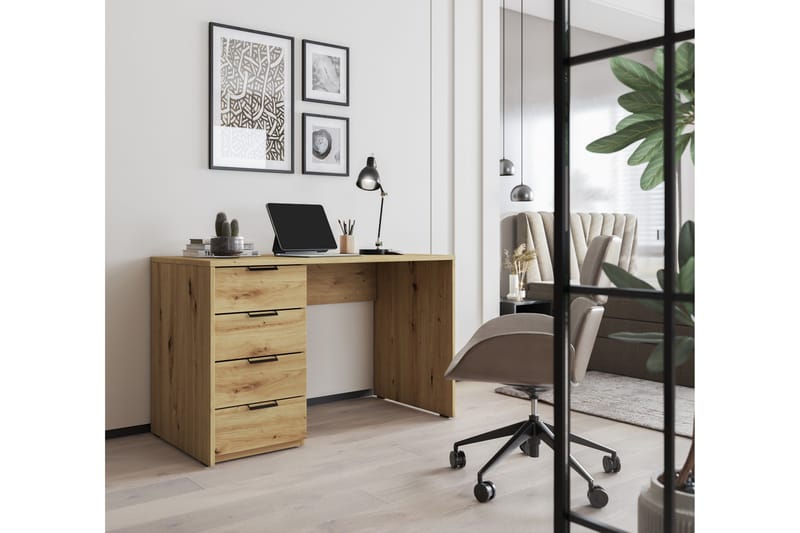 Barold Skrivbord 120x60 cm - Brun - Möbler - Bord & matgrupp - Kontorsbord - Skrivbord