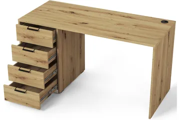 Barold Skrivbord 140x60 cm - Brun - Möbler - Bord & matgrupp - Kontorsbord - Skrivbord