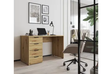 Barold Skrivbord 140x60 cm - Brun - Möbler - Bord & matgrupp - Kontorsbord - Skrivbord