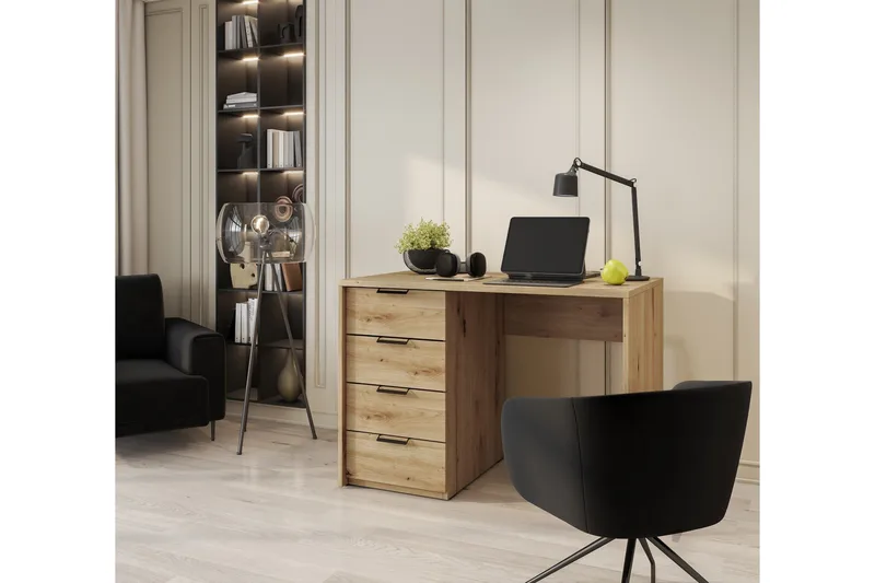 Barold Skrivbord 140x60 cm - Brun - Möbler - Bord & matgrupp - Kontorsbord - Skrivbord