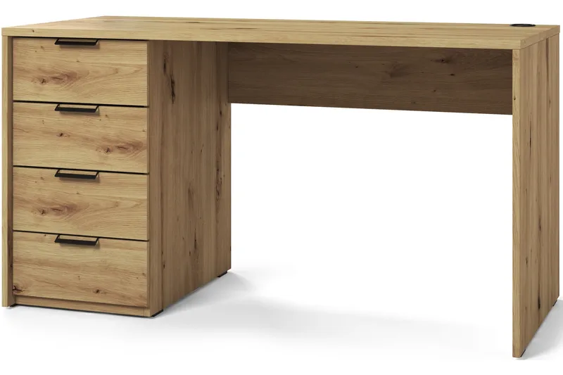 Barold Skrivbord 140x60 cm, Brun