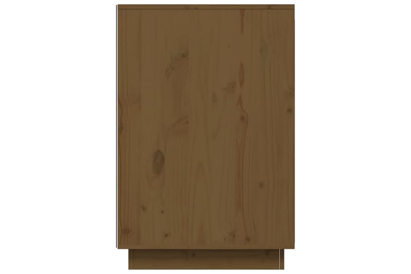 beBasic Skrivbord honungsbrun 140x50x75 cm massiv furu - Brown - Skrivbord - Datorbord