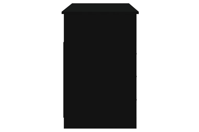beBasic Skrivbord med lådor svart 102x50x76 cm konstruerat trä - Black - Skrivbord - Datorbord