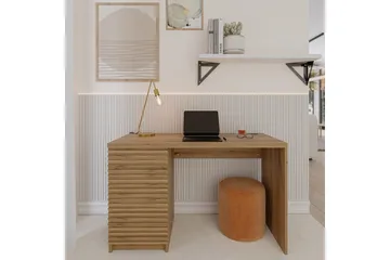 Bisett Skrivbord 140x60 cm - Brun - Möbler - Bord & matgrupp - Kontorsbord - Skrivbord
