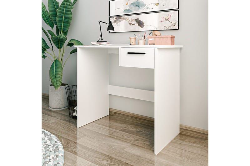 Bralis Skrivbord 45x90 cm - Vit - Möbler - Bord & matgrupp - Kontorsbord - Skrivbord