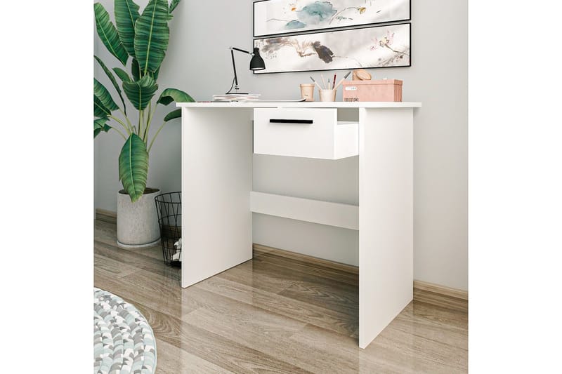 Bralis Skrivbord 45x90 cm - Vit - Möbler - Bord & matgrupp - Kontorsbord - Skrivbord