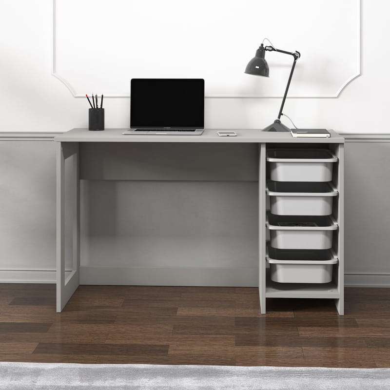 Branik Skrivbord 120x73x45 cm - Grå - Möbler - Bord & matgrupp - Kontorsbord - Skrivbord