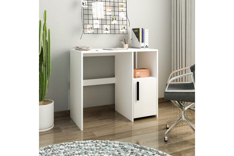 Brenn Skrivbord 45x90 cm - Vit - Möbler - Bord & matgrupp - Kontorsbord - Skrivbord