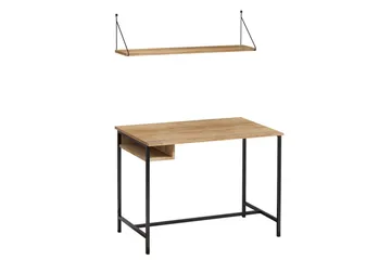 Cadris Skrivbord 60x100 cm - Ek/Svart - Möbler - Bord & matgrupp - Kontorsbord - Skrivbord