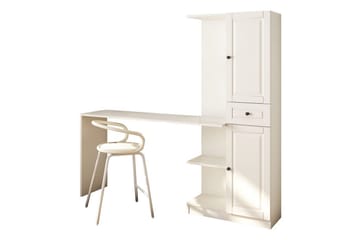 Ceyron Skrivbord 40x155 cm - Matt Vit - Möbler - Bord & matgrupp - Kontorsbord - Skrivbord