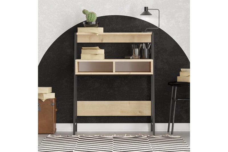 Chass Skrivbord 50x79 cm - Ek/Svart - Möbler - Bord & matgrupp - Kontorsbord - Skrivbord