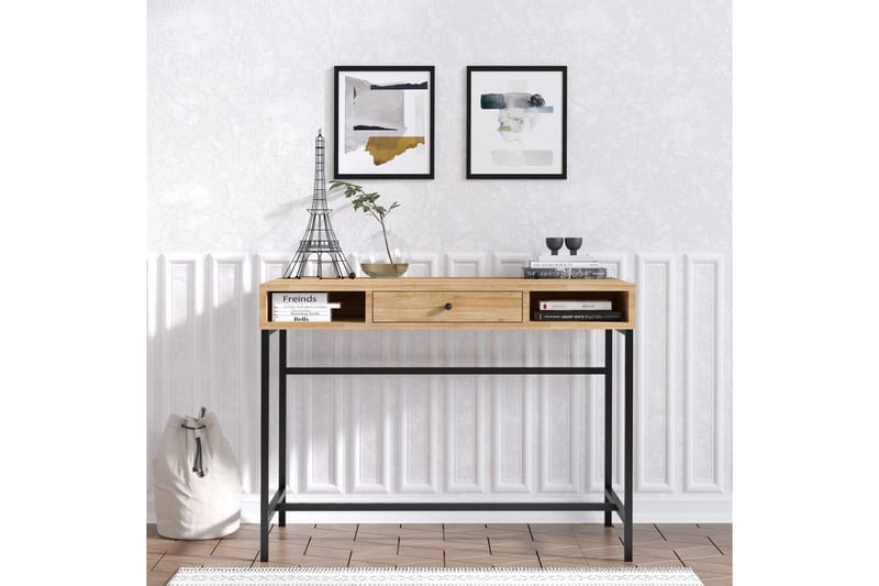 Cladells Skrivbord 60x100 cm - Ek/Svart - Möbler - Bord & matgrupp - Kontorsbord - Skrivbord