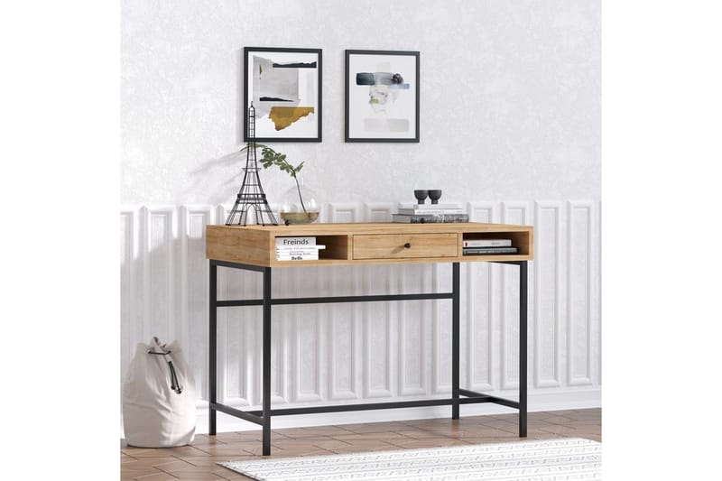 Cladells Skrivbord 60x100 cm - Ek/Svart - Möbler - Bord & matgrupp - Kontorsbord - Skrivbord