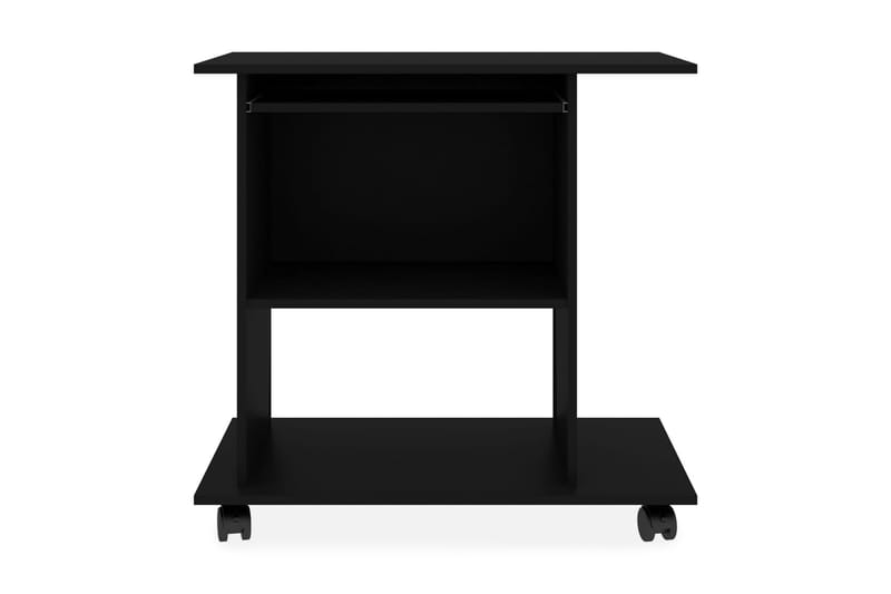 Datorbord svart 80x50x75 cm spånskiva - Svart - Skrivbord - Datorbord